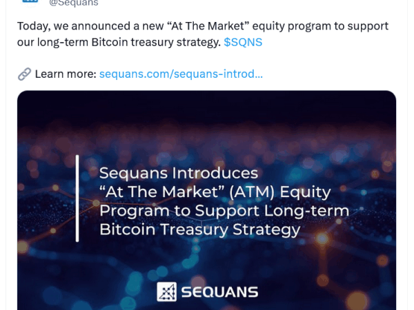 Semiconductor company Sequans is raising $200M to buy Bitcoin