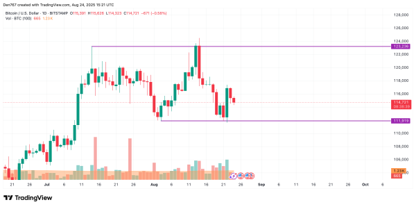 Bitcoin (BTC) Price Prediction for August 242