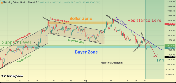 Analyst Forecasts Bitcoin Price Will Break This Support Level, Can $100,000 Hold?