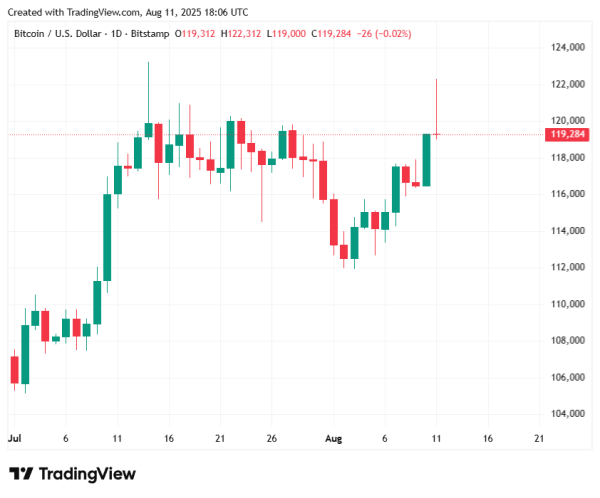 Bitcoin Rally Takes Cryptocurrency Market to $4 Trillion All-Time High1