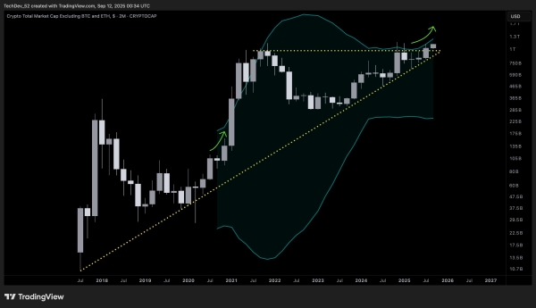 Analyst Spots Bitcoin Flashing Setup That Preceded Three Bull Markets, Predicts Macro Altcoin Explosion2