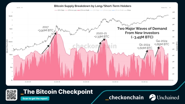 Bitcoin STH Whale Profits Hit $10.1 Billion, Highest For The Cycle1
