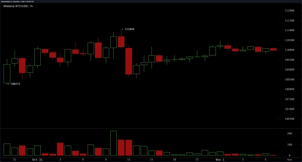 Bitcoin Price Watch: $110K Standoff Signals Market Indecision at Resistance Line2
