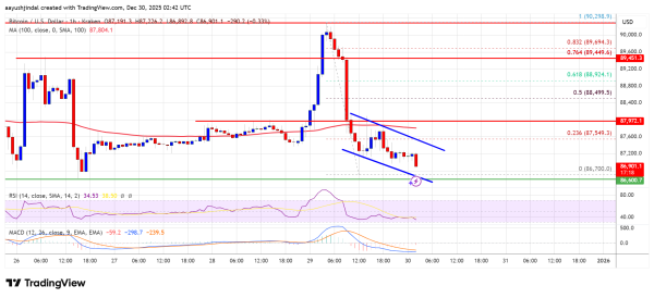 Bitcoin Price Erases Recent Gains, Raising Fresh Downside Risks