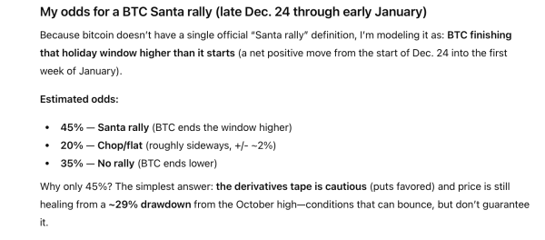 Bitcoin Santa Rally? ChatGPT, Grok, and Gemini Set the Odds2