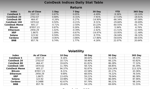 XRP and solana volatility in 2025 was twice as bumpy as bitcoin’s