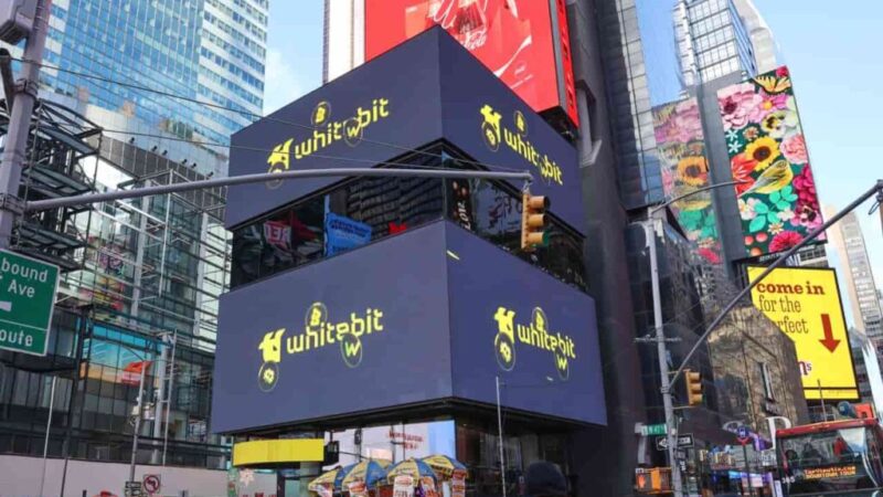 WhiteBIT launches in the U.S. with Times Square campaign
