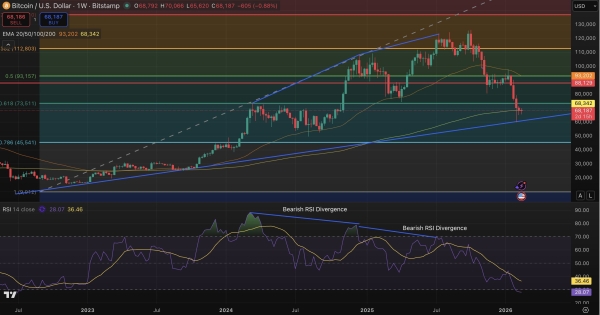 Bitcoin gains, is still 'signficantly undervalued,' Bitwise says. 'Extreme fear' dominates.1