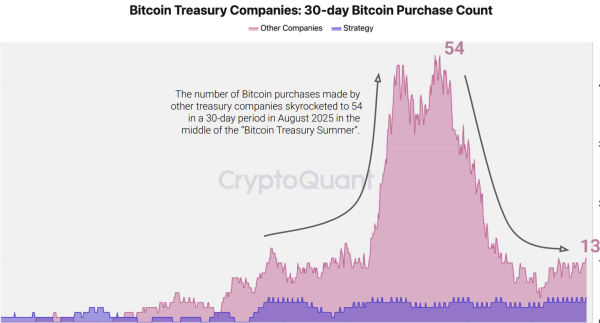 Michael Saylor’s Strategy dominates DAT bitcoin buying as treasury demand collapses