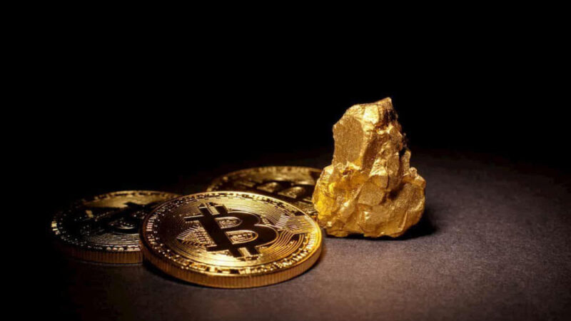 Gold spikes above $5,400 amid Middle East war as Bitcoin drops