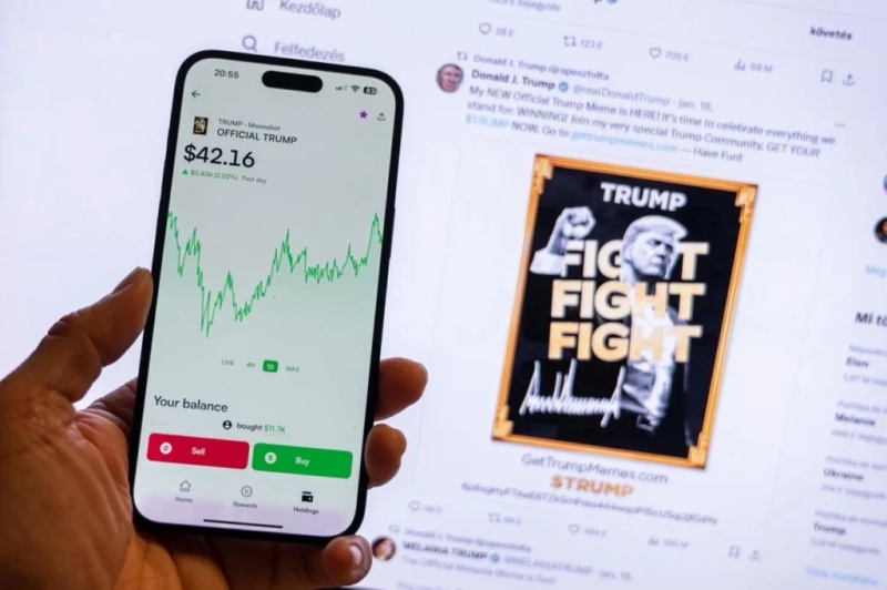 The TRUMP Token team just moved M TRUMP