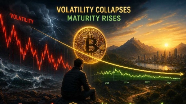 Bitcoin’s Volatility Collapses: Trace Mayer Explains Why It Signals Maturity